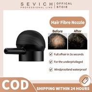 SEVICH Nozzle Spray Applicator Pump Tool and Sevich Easy Usage Hair Building Fiber Powders