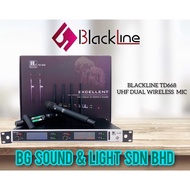 BLACKLINE TD668 UHF DUAL WIRELESS MIC ( TD-668 )