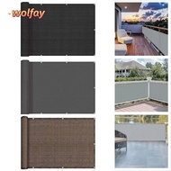 YOLANDA Sun Shading Sails, 3/5/6M Waterproof Balcony Shade Cloth, High Quality Fencing  Garden Porch