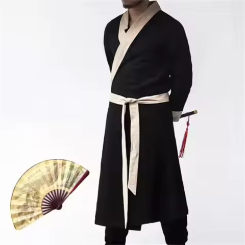 Japanese Ninja Chinese Ancient Hero Robe Halloween Cosplay Costume for Men With/without Accessories 