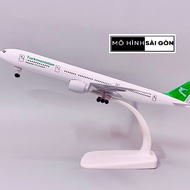 Boeing B777-200ER Turisant 1:400 Scale Model High Quality Alloy with Wheels