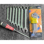 (Free Screwdriver)ComBo 7 Wrench Locks and Cotton Hexagon Set or Ball