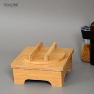 [Tooyful] Natural Wood Trivet for Hot Pots Non Slip Heat Insulation Table Mats for Bibimbap Stone Po