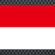 Indonesian National Flag Stickers National Flag of Indonesia Stickers