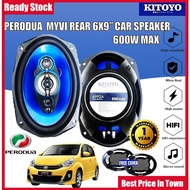 PERODUA MYVI Rear Speaker 6x9 Speaker Kereta Car Speaker Coaxial Speaker 600W MAX 5 Way Car Audio Sp