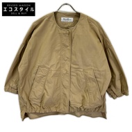 max Mara 104102226 米色無領短夾克 42 碼 [二手]