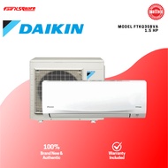 Daikin Split Wall Mounted Aircon 1.5HP D-Smart Inverter (FTKQ35BVA)