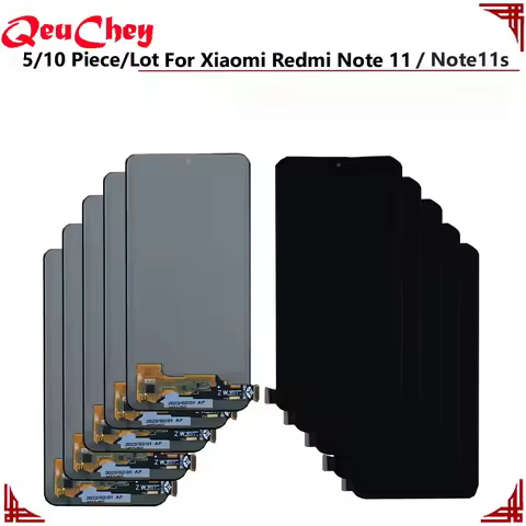 5/10 Piece/Lot For Xiaomi Redmi Note 11 2201117TG 2201117TY LCD Display Touch Screen Assembly Note 1