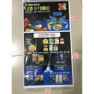 Combo of 10 Hitachi refrigerator stamps