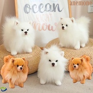 ANEMONE Pomeranian Plush Toy, Standing Stuffed Animals Simulation Pomeranian Dog, Baby Toddler Pet D
