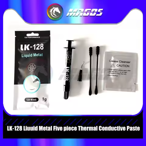LK-128 Pro Liquid Metal Thermal Grease 128W/m-k for PS5/ Laptop / Computer CPU GPU Heatsink Cooling 