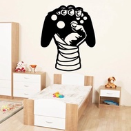 WALL CUTTING STICKER GLASS WALL STICKER CHILDREN'S BEDROOM CUSTOM WALLPAPER 3D GAME GAME 2