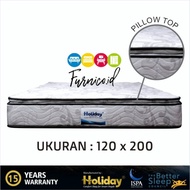 Spring Bed 120x200 HOLIDAY • superior pillow top • ( kasur saja)