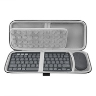 Geekria Hard Case Replacement for Logitech Keys to Go 2 Keyboard and Mouse Combo Case Protective Tra