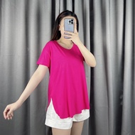 Oversized V-neck T-shirt 753 Jumbo V-neck T-shirt/ Oversized Jumbo Women's T-shirt/ Wholesale Jumbo 