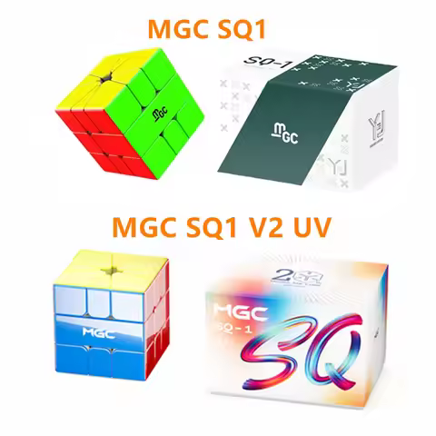 New YongJun MGC SQ1 /SQ1 V2 Magnetic Magic Cube Professional Fidget Toys YJ MGC Square-1 Speed Cubo 
