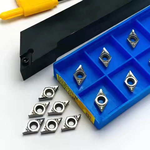 SDJCR1010H07 SDJCR1212H07 SDJCR1616H07 External tool rest carbide insert for DCMT070204 aluminum tur