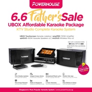 Powerhouse Affordable Home Karaoke System + Powerhouse Touchscreen Jukebox KTV System / Karaoke Box 