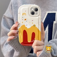 Cute Rabbit Hamburger Transparent Phone Case For OPPO A5 Realme 14X C75X C75 C73 GT7 7T A3 Pro A93S 