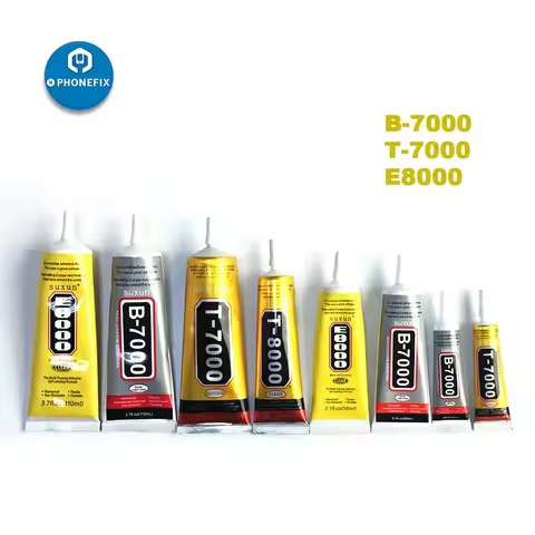 Multi-purpose Industrial Adhesive Glue B7000/E8000/T7000/T8000 Medium Iscosity Transparent / Black G