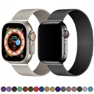 Milanese Loop for Apple Watch Band 49mm 45mm 41mm 44mm 40mm Stainless Steel Strap Bracelet IWatch Ultra SE 8 7 6 5 3 Accessories