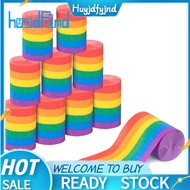 Decoration Rainbow Crepe Paper Streamers 12 Rolls 394 Ft Colorful