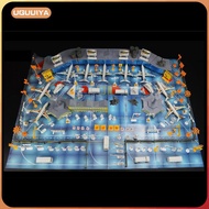 [uguuiya] 1Set Simulation Airport Scene Toy Airport Assembled Toys Aircraft Model