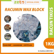 Racun Tikus Bayer Racumin 1KG Wax Block Tikus Rumah, Gudang & Pertanian Coumatetralyl 0.0375%