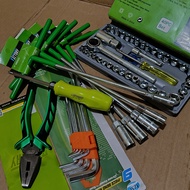 Victory Kunci Paketan Bengkel / Kunci Sok 40 pcs / Kunci T 5 pcs / Kunci L Set / Paket bengkel motor
