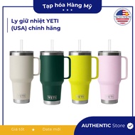 [American product] YETI (USA) Thermal Cup - Rambler Mug 14oz-35oz-42oz, YETI Mug With Straw Lid (Str