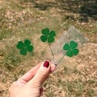 4-Leaf Clover Real Leaf Enhance Your Luck With Gold Envelopes Many Styles