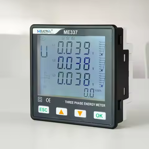 AC Current Voltage Power Meter Volt Ampere Meter Energy management energy audit LCD Smart meter