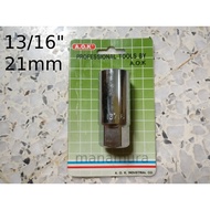Spark Plug Socket 21mm or 13/16" A.O.K TAIWAN