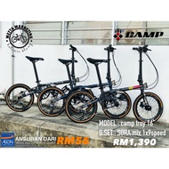 CAMP TROY 16" (FREE SHIPPING) (SHIMANO SORA) FOLDING BIKE BICYCLE BASIKAL LIPAT