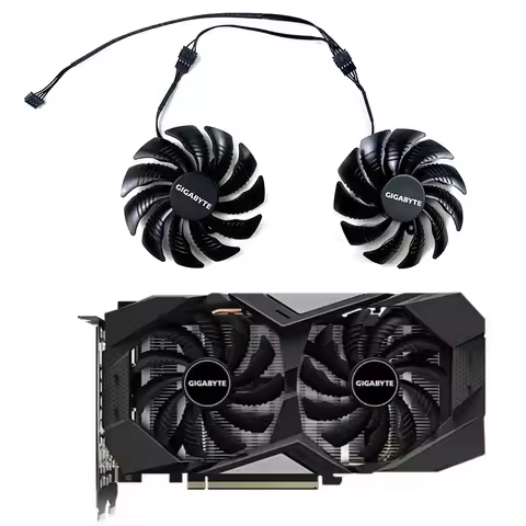 NEW 88MM 4PIN T129215SU PLD09210S12HH RTX 2060 GPU Fan For Gigabyte RTX2060 GTX 1660 1070 1060 1050 