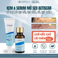 Actiscar Scar Fade Cream and Serum Combo Fade Keloid Scars, Concave Scars, Pitted Scars, Dark Scars,
