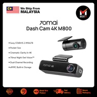 70mai Dash Cam 4K M800 | Sony STARVIS 2 IMX678 | 70mai Night Owl Vision™ | eMMC Built-in Storage