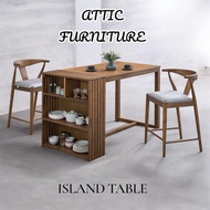 Island Bar Table/Meja Island Bar/ATTIC FURNITURE CK 14-208 ISLAND BAR TABLE