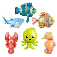 Large Sea Word Globos Octopus Balon Shark ballon Sea horse Baloon Children's Birthday Party Toy