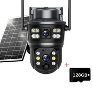 iCam365 4G SIM card closed-circuit television monitoring system/ultra high definition 8MP/solar wire