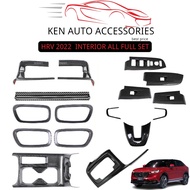 HRV 2022-2024 GEN3 INTERIOR CARBON FIBER / DOOR HANDLE SWITCH COVER & STEERING COVER & GEAR SWITCH &