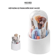 Brush Holder, Storage Of 360 Degree Rotating Desktop Makeup Tools - HICKIES LACYNG SYSTEM