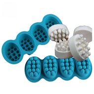 4-cavity Massage Soap Silicone Mould ---TOOL19
