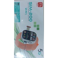 SIM 200 Smart Watch Support 5G SIM Card Cellular Network Sports Mode Watch  Bluetooth Smartwatch