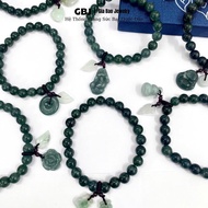 Accessories CT Chain Bracelet Turquoise 8Li Many Charms GB110 Luxurious and Elegant GBJ1222