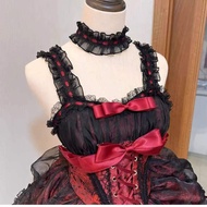 ชุดเดรส Gothic Lolita ทรงบัลเล่ต์ สไตล์เผ็ดหวาน
