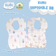 Kuru Disposable BIB / Disposable BIB apron / apron / baby apron / traveling apron / saliva BIB / Dis
