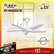 [ SALE  SALE  ] RUBINE RCF-NAUSCA54 Remote Control / DC Ceiling Fan / 54 Inch 5 Blades