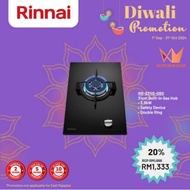 Rinnai RB-3311S-GBS 30cm Domino Single Burner Gas Hob / Dapur Gas / Gas Stove / KUTCHENHAUSS