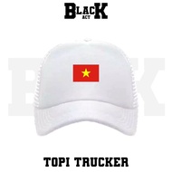 VIETNAM FLAG TRUCKER HAT